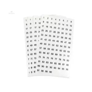 ( )투명 숫자 레터링 4매 숫자번호스티커1 100 숫자스티커1 100 라벨스티커