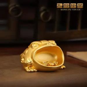 골드 두꺼비 복 황금 상자 재물 생신 선물 행운 기념품