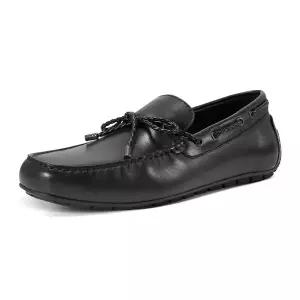 Rockport 남성용 Taya 모카신, 블랙 가죽, 13