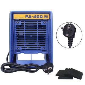 FA-400 납땜 다리미 연기 흡수기, ESD 추출기, 흡연 기기, 5 개  활성탄 필터 스폰지, 220V, 110V