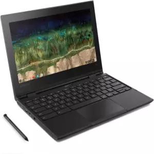 레노버 500e 크롬북 2-in-1 노트북 11.6인치 HD 터치 인텔 셀러론 N3450 4GB RAM eMMC 드라이브 웹캠 크롬