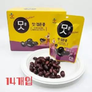 씨제이 맛콩 검은콩 700g [50g x 14개입] /검은콩100%/개별포장/영양간식/촉촉하고담백함/건강단백질