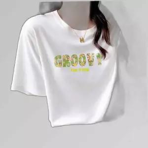 여자 레터링 면 반팔 흰 예쁜 루즈핏 티셔츠 여름 티