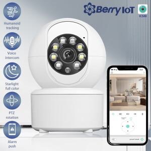 1080P 무선 WIFI 보안 카메라 홈 CCTV 베이비 모니터 풀 컬러 야간 투시경 자동 추적 양방향 오디오 ICSEE