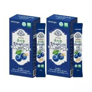 [T쇼페] 비타오리진 유기농 블루베리스틱 20g, 14포, 2개