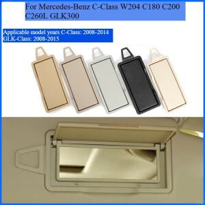 메르세데스 호환-벤츠 호환 C-클래스 W204 C180 C200 C260L GLK300 선바이저 화장 거울 교체용 커버