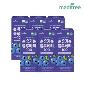 [T쇼페] 메디트리 순 유기농 블루베리 스틱 100 6박스 NFC 착즙