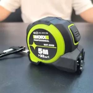 웍스 프로페셔날 오토락 줄자 5Mx32mm 공구 줄자 웍스 오토락