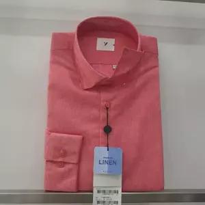 [예작]22S/S 린넨 혼방 여름 긴팔남방  Y-스타일 슬림핏 스냅카라 YJ2MYS738PI