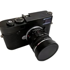 호환 VOIGTLANDER APO-LANTHAR 35mm F2 -VM 라이카 마운트용 캡 총검형 금속 사각 렌즈 후드