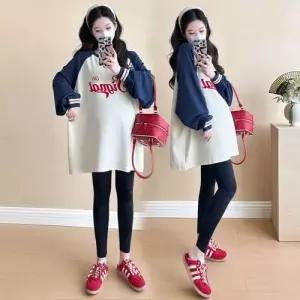 캐주얼 여성용 트렌드 가을빅사이즈 맨투맨 맘 DUCHI3