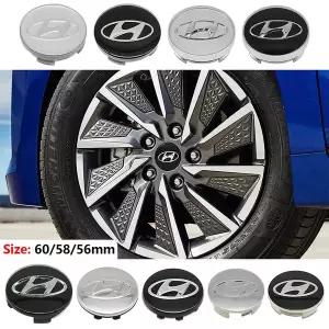 자동차휠캡 ABS 56mm 60mm 61mm 65mm 현대 자동차 휠 센터 허브 캡 플라스틱 림 커버 엘란트라 아반떼 투싼
