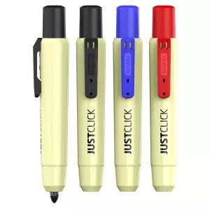 (MORRIS) 모리스 JUSTCLICK 유성매직 M2 1자루 노크식 저스트클릭