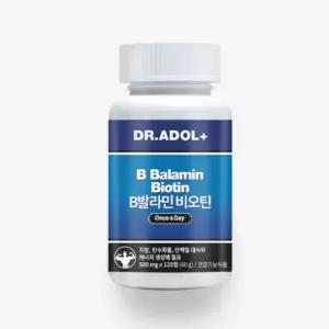 닥터아돌 성인 비오틴 아연 B발라민 영양제 120정 BNS