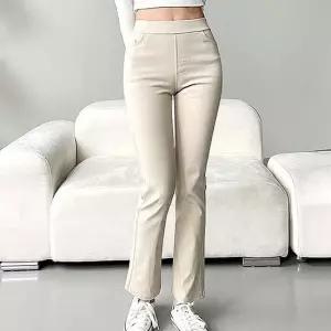 [라일리여성의류] Rly 여성 스판 밴딩 세미부츠컷 데일리 팬츠 바지 49593763)