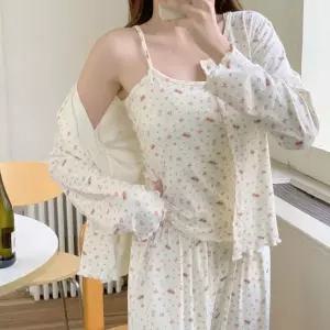 [하프클럽/]해피 모찌 3피스 브라캡 노브라 나시 쓰리피스 긴팔 모찌 스판