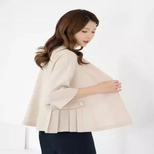 [모슬린]엄마옷 자켓 정장 라운드 A라인 여름 604FGH321 마담중년여성빅사이즈50대60대