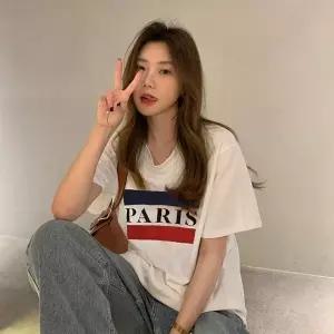 [하프클럽/]오버핏 반팔티 데일리룩 레이어드 티셔츠