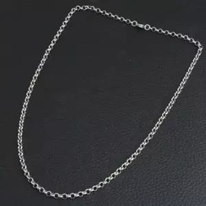 [하프클럽/](3mm) 남자 여자목걸이 체인목걸이 은목걸이 패션목걸이 실버목