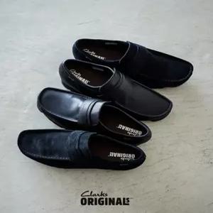 BEAMS x Clarks ORIGINALS 왈라비 로퍼 고어텍스 남성용 블랙컬러 가죽/스웨이드 2타입