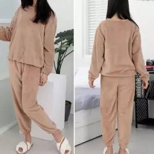 [하프클럽/]수면잠옷 극세사 상하의세트 기모 파자마