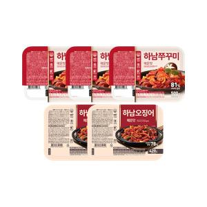 하남쭈꾸미 매운맛 500g, 3개 + 하남오징어 매운맛 420g, 2개