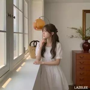 [라일리여성의류] Rly 레이즐리 퓨어 퍼프 볼륨 미니 원피스 여름 결혼