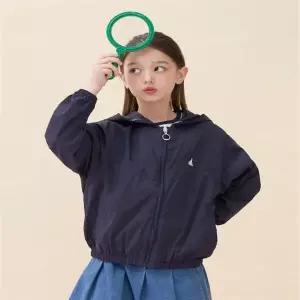 빈폴 키즈 여아 에어리 바람막이 점퍼 - 네이비 (BI6339G01R) G01R 6195