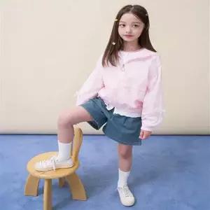 빈폴 키즈 여아 리본 포인트 경량 점퍼 라이트 핑크 (BI6239G02Y) G02Y 59