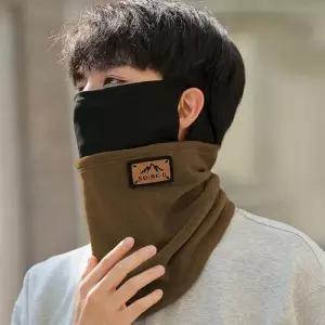 [룽스_62]넥워머 귀고리 방한 마스크 겨울넥워머 이어홀
