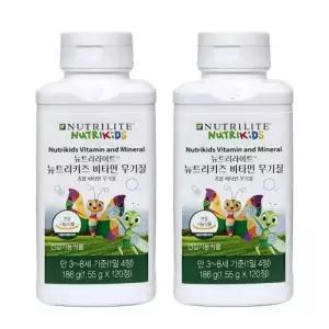 암웨이 뉴트리키즈 어린이 비타민 무기질 120정 2개