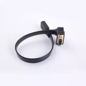 [룽스_63]HDMI 젠더 F to hdmi분배기 DVI ㄱ자 꺾임 25cm
