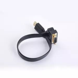 [룽스_63]HDMI 젠더 M to DVI F hdmi분배기 ㄱ자 꺾임 25cm