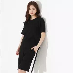 친절한탄씨 남녀 루즈핏 한줄 5부반바지 SD220340 핫팬츠 바지 반바지 5부반바지 여성 레깅스 숏팬츠 3