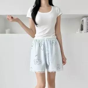 친절한탄씨 여름반바지 밴딩바지 반바지 신상 면바지 여자핫팬츠