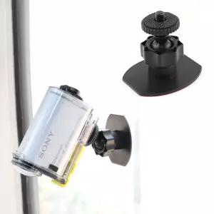 자동차 차 앞면 유리 블랙박스 CCTV 부착 회전 1/4 나사 마운트 거치대