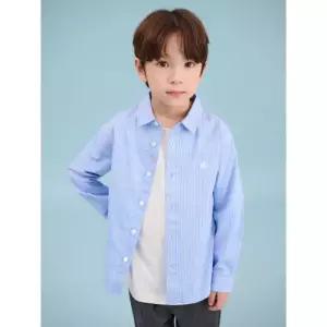 빈폴 키즈 Essential 1도 스트라이프 셔츠 스카이 블루 BI5164UE2Q 2Q 4678459