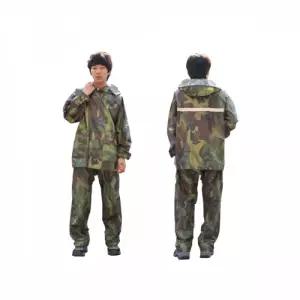 방수코팅 상의 등판 통풍 CAMO 상하 투피스 우의