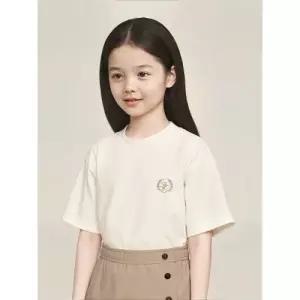 빈폴 키즈 자수 포인트 베이직 반팔 티셔츠 베이지 BI5342U03A U03A 4924013