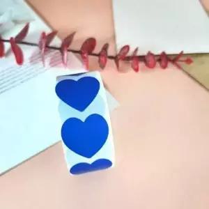 선물 스티커 라벨 꾸미기 포장용 종이 하트 데코 하트라벨