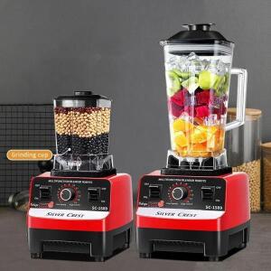 2000W 헤비 듀티 상업용 블렌더 과일 믹서 Juicer 푸드 프로세서 아이스 스무디 고전력 주스 메이커 크러셔