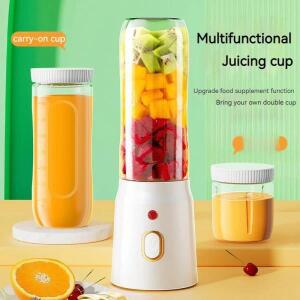 휴대용 무선 블렌더 전기 과일 Juicer 기계 오렌지 얼음 분쇄 10 블레이드 보조 식품 1500mA 믹서