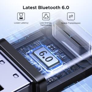UGREEN Bluetooth 어댑터 USB 6.0 5.4 PC 동글 무선 마우스 Keyborad 음악 오디오 수신기