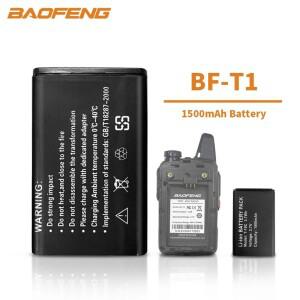 Baofeng BF-T1 리튬 이온 배터리, BF T1 워키토키 bf-t1 햄 라디오 액세서리, 양방향 3.7V, 1500mAh