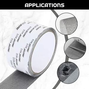 1/2pcs 창 화면 수리 테이프 유리 섬유 패치 키트 메쉬 도어