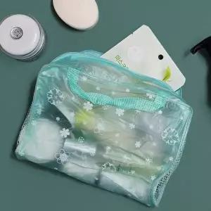 ( )예쁜파우치 반투명 메쉬 파우치 화장품파우치