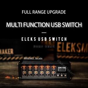 EleksMaker USB 스위치, 독립 제어, 버튼 레트로 금도금, 테이블 세팅, 의식감