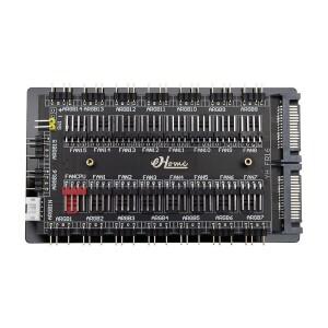TEUCER 11/16 ARGB PWM 선풍기 허브, 4 핀 5V 3 멀티 웨이 스플리터 어댑터, PC 케이스 SATA