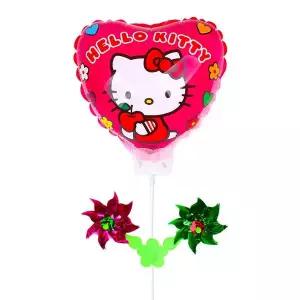 풍선나라 BF76JU96 헬로키티 바람개비 (키티하트) 풍선