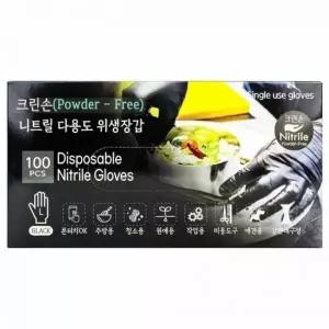 ( )니트릴 다용도 위생 주방 글러브 장갑 100매 중형